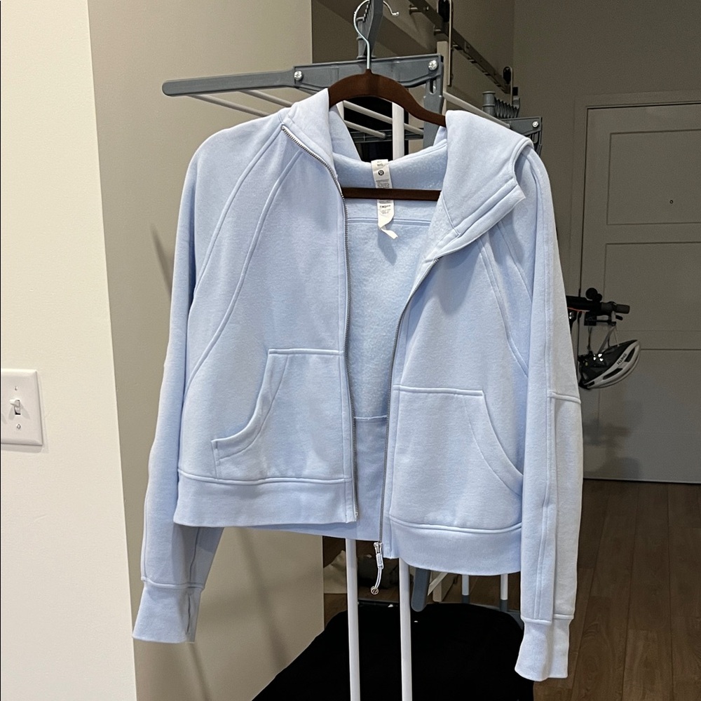 lululemon athletica Light Blue Women's Zip-Up Hoodie